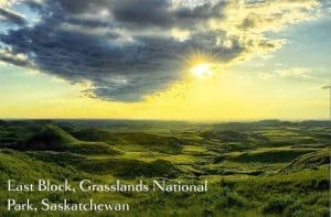 Prairie Light - East Block Grasslands National Park - Postcard - Robert Postma