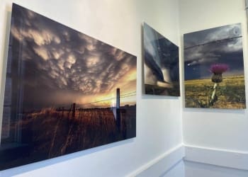 Craig Hilts Photo Exhibition in the Cloakroom Gallery - Prairie Wind & Silver Sage, Val Marie