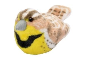 Audubon Western Meadowlark stuffed toy wiht sound