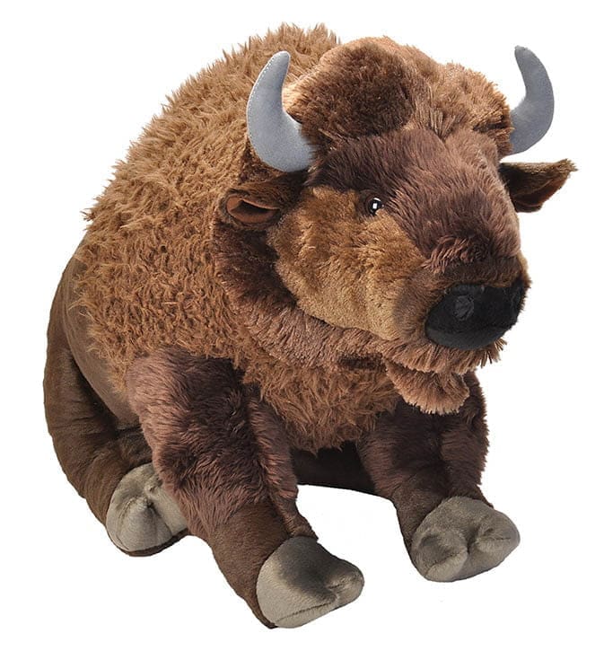 Giant Stuffed Cuddly Bison