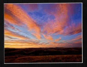 Cotton Candy Skies Matted Print - Robert Postma